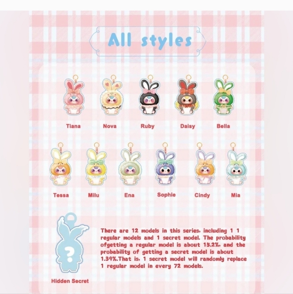 BB3 Lily Rabbit V2, Blind Box - Picture 2 of 2